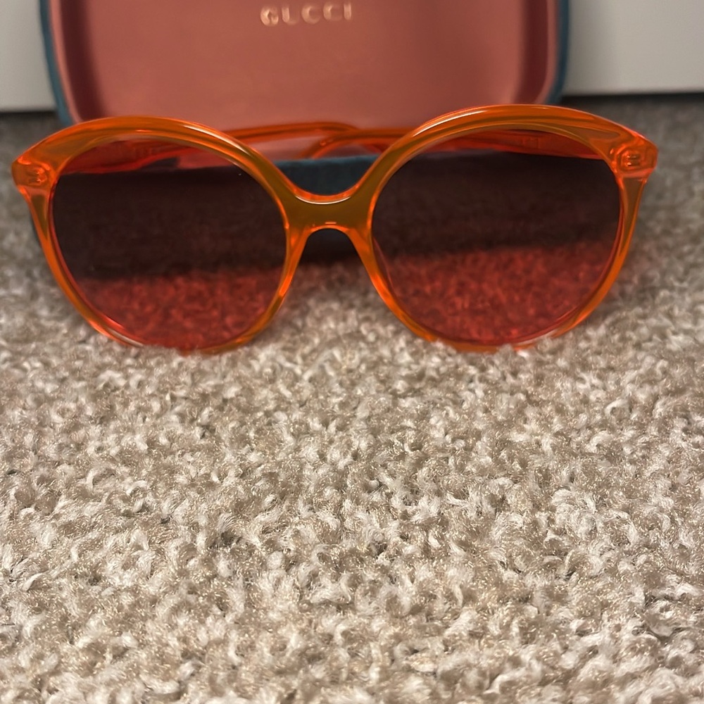 Gucci Vibrant Orange Sunglasses